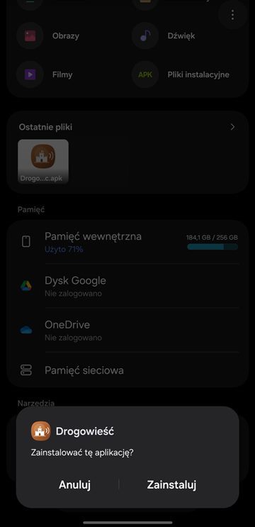 “Install this app?” window with an Install button
